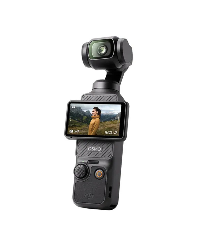 Câmera DJI Osmo Pocket 3 utilizada para produção de vídeos