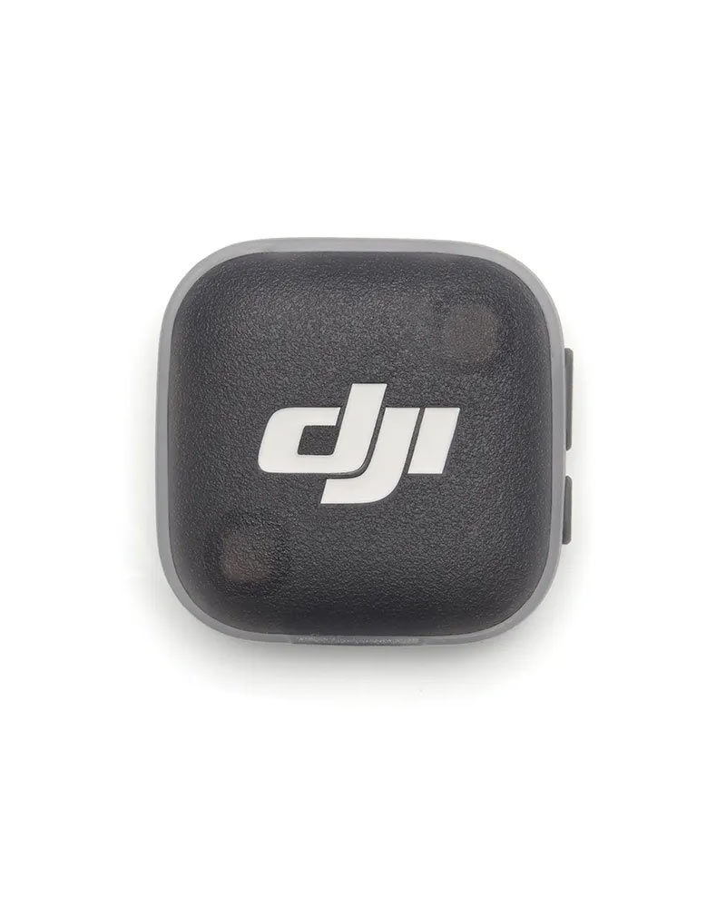 Microfone sem fio DJI Mic utilizado para gravação de vídeos